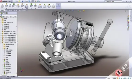 solidworks按住鼠标中键怎么不转